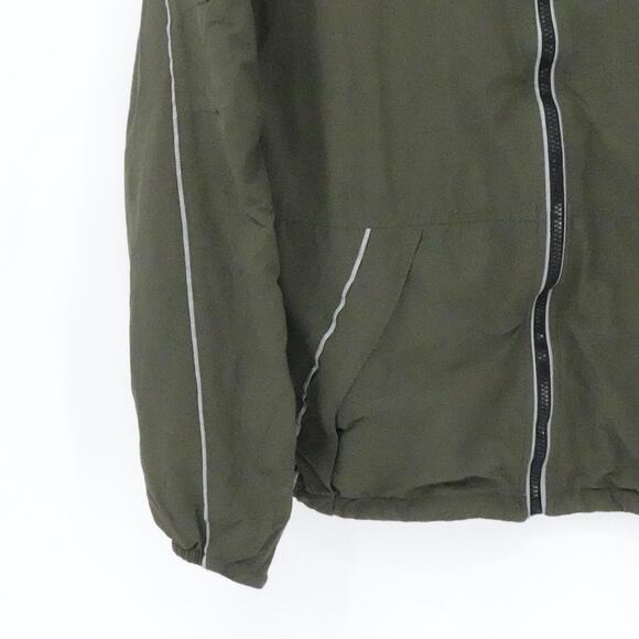 US Marines Jacket Mens Large Long New Balance Windbreaker Made USA Full Zip - Picture 7 of 14